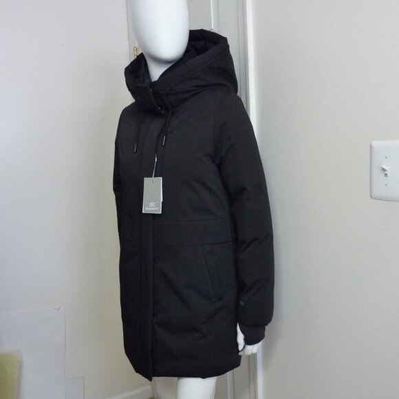 Soia and Kyo Roxann Straight-Fit 750 Fill Down Coat with Hood - Picture 8 of 12